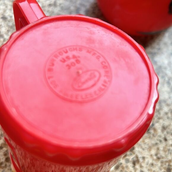 1960sBurrite Flamingo 🦩 Salt 🧂 & Palm Tree 🌴 Pepper 🫑 shakers Bonus CreamCup - Picture 7 of 16